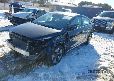 2022 Hyundai Ioniq Hybrid Sel z USA, uszkodzony, nr VIN KMHC85LC4NU269638